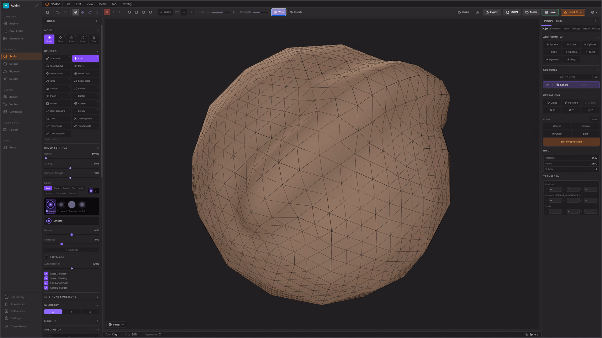 aukimi Sculpt interface