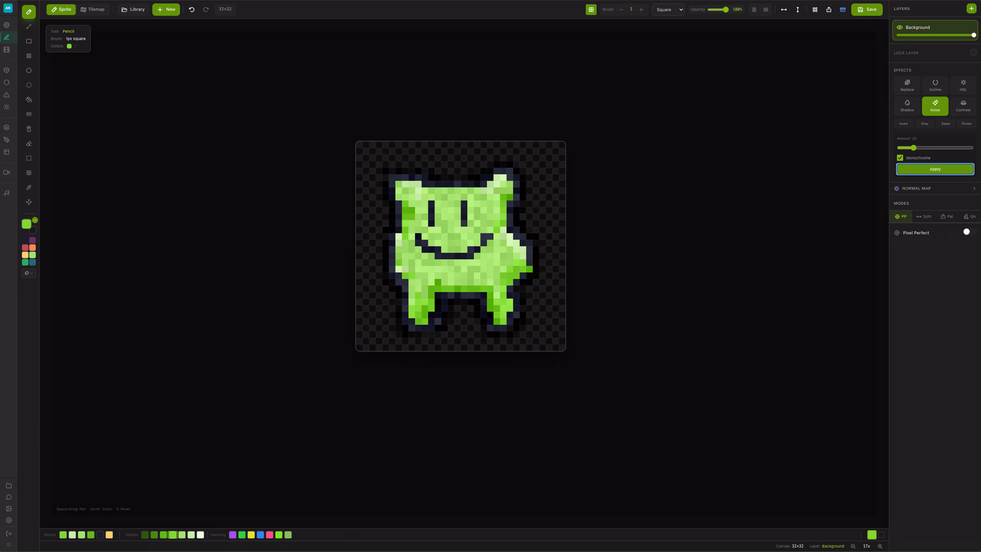 aukimi Pixel interface